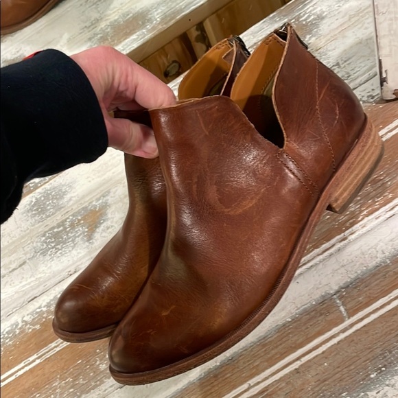 Kork-Ease Brown Leather Ankle Boots Size 9 - Picture 8 of 10